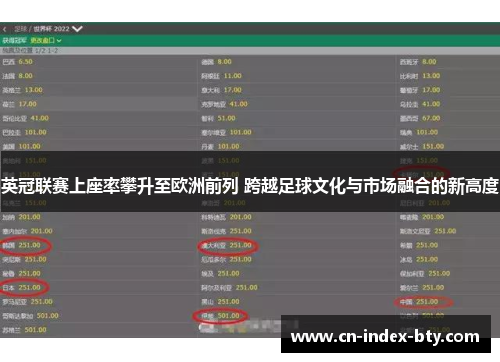 英冠联赛上座率攀升至欧洲前列 跨越足球文化与市场融合的新高度